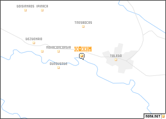 map of Xaxim