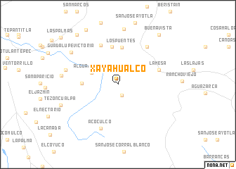 map of Xayahualco