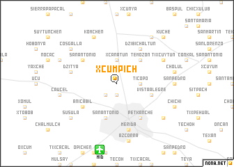 map of Xcumpich