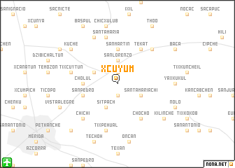 map of Xcuyum