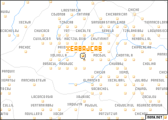 map of Xeabajcab