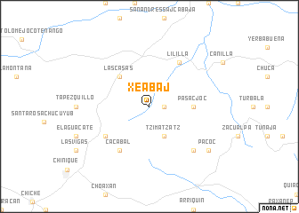 map of Xeabaj