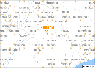 map of Xeabaj