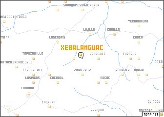 map of Xebalamguac