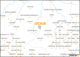 map of Xecajá