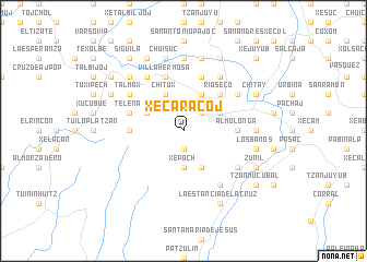 map of Xecaracoj