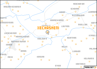 map of Xechasméni