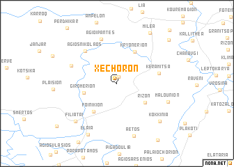 map of Xéchoron