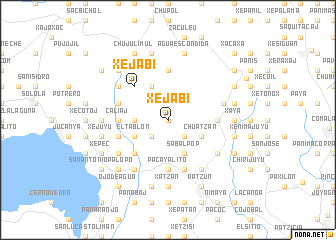 map of Xejabí