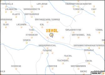 map of Xémal