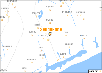 map of Xemanhane