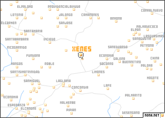 map of Xenes