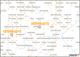 map of Xenimajuyú