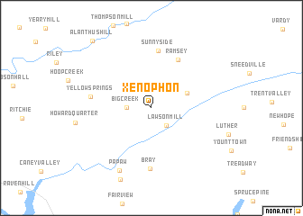 map of Xenophon