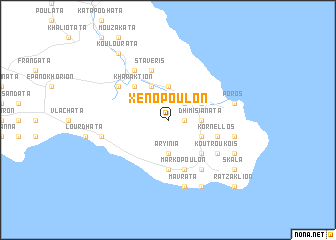 map of Xenópoulon