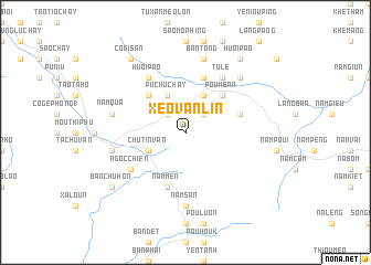 map of Xéo Van Lin