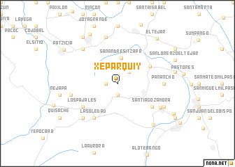 map of Xeparquiy
