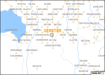 map of Xepatán