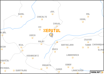 map of Xeputul