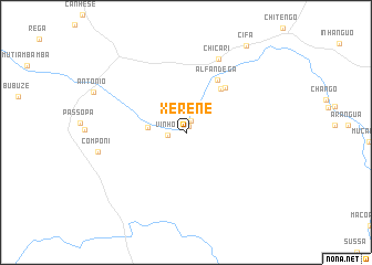 map of Xerene