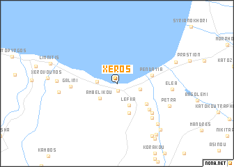 map of Xeros