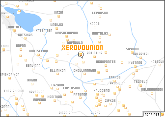 map of Xerovoúnion