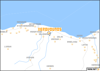 map of Xerovounos