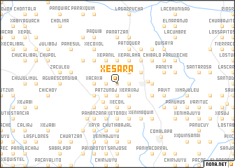 map of Xesará
