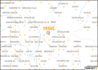 map of Xesuc