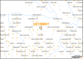map of Xetinamit