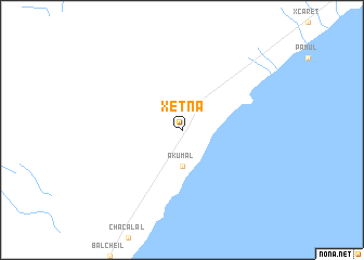 map of Xetna