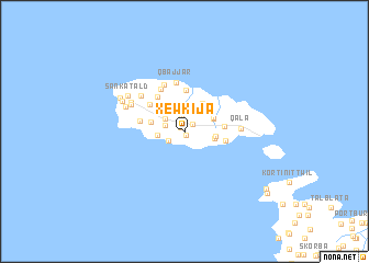 map of Xewkija