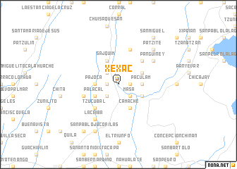 map of Xexac