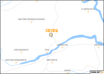 map of Xexéu