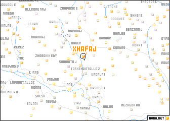 map of Xhafaj