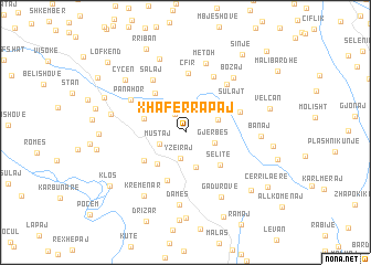 map of Xhaferrapaj