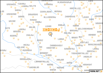 map of Xhaxhaj