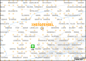 map of Xhendremael