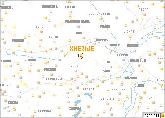 map of Xherije