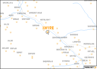 map of Xhyrë