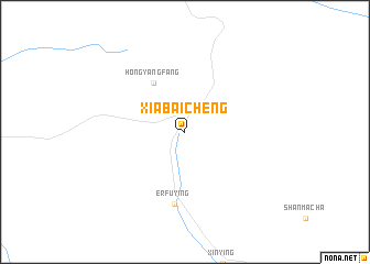 map of Xiabaicheng