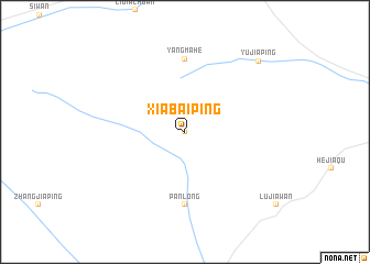 map of Xiabaiping
