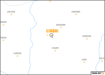map of Xiabai