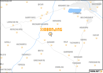 map of Xiabanjing