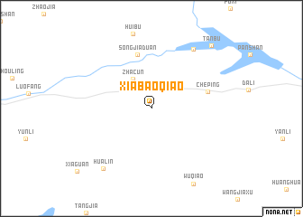 map of Xiabaoqiao