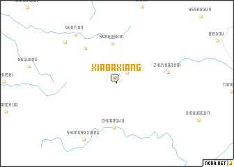 map of Xiabaxiang