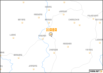 map of Xiaba