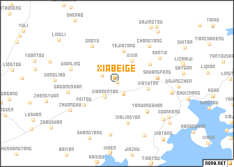 map of Xiabeige