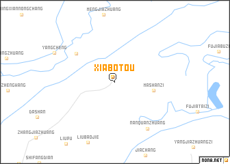 map of Xiabotou