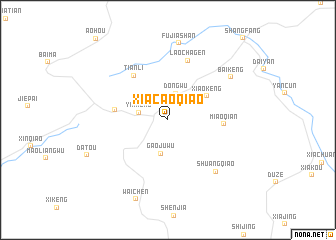 map of Xiacaoqiao